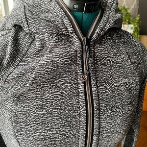 Lululemon Scuba Hoodie Black and White